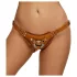 ZADO - slip in pelle per strap-on - marrone - L/XL