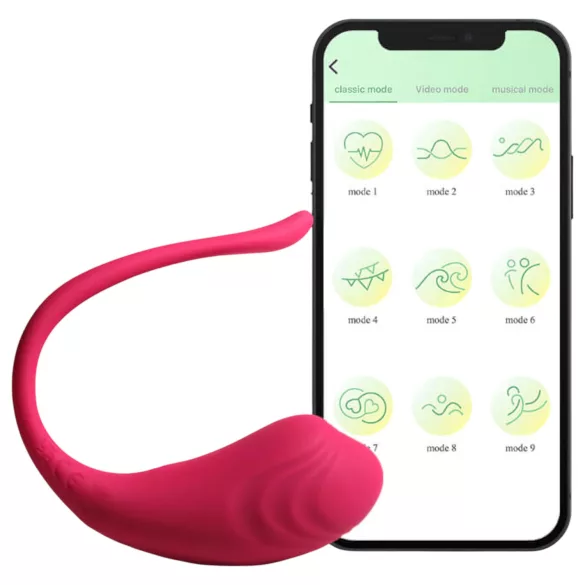 Funny Me - ovetto vibrante ricaricabile con telecomando - rosa