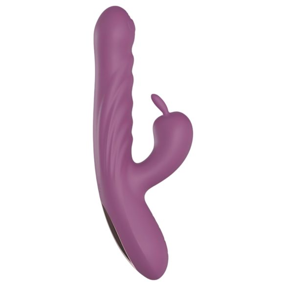 Rabbit Bunny Play - vibratore con caricatore, stimolatore clitorideo (viola)