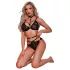 JSY 031 - completo di lingerie erotica (nero)