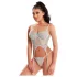 JSY 036 - completo di lingerie erotica (blu)