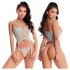 JSY 036 - completo di lingerie erotica (blu)