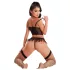 JSY 037 - completo di lingerie erotica - nero