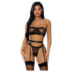 JSY 052 - set di lingerie erotica (nero)