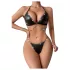 JSY 057 - completo intimo erotico - nero (L-XL)