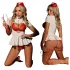 JSY 071 - costume da infermiera (nero-rosso)