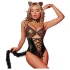 JSY 074 - costume da donna gatto (maculato nero)
