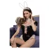 JSY 077 - costume da coniglietta (nero)
