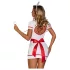 JSY 094 - costume da infermiera - bianco-rosso