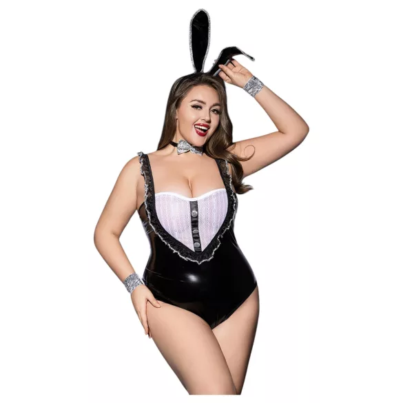 JSY 102 - costume da coniglietta nera (XL-2XL)