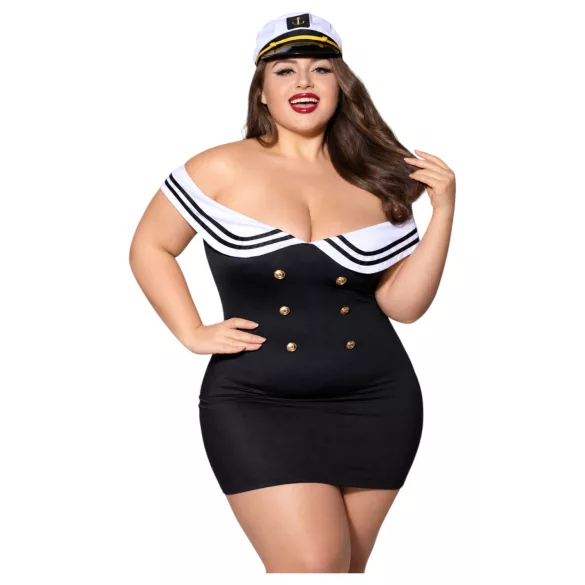 JSY 104 - costume da marinaio nero (XL-2XL)