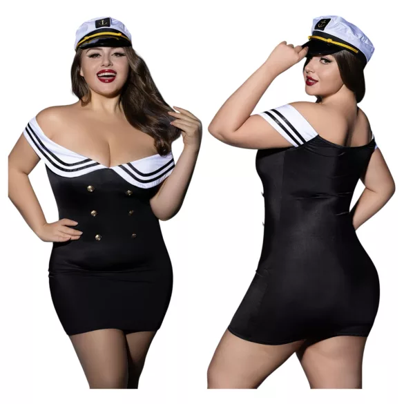 JSY 104 - costume da marinaio nero (XL-2XL)