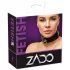 ZADO - collare in pelle - nero