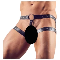 Svenjoyment - harness uomo con anello pene - nero M/L