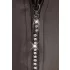Svenjoyment - tanga uomo lucido con strass e zip - nero