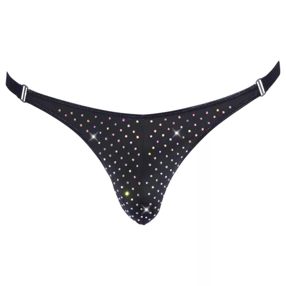 Svenjoyment - slip uomo con strass - nero - L