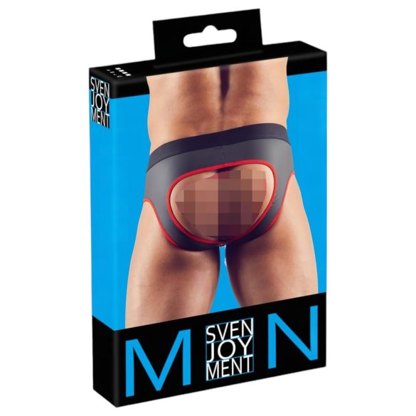 Svenjoyment - jockstrap aperto (nero) - M