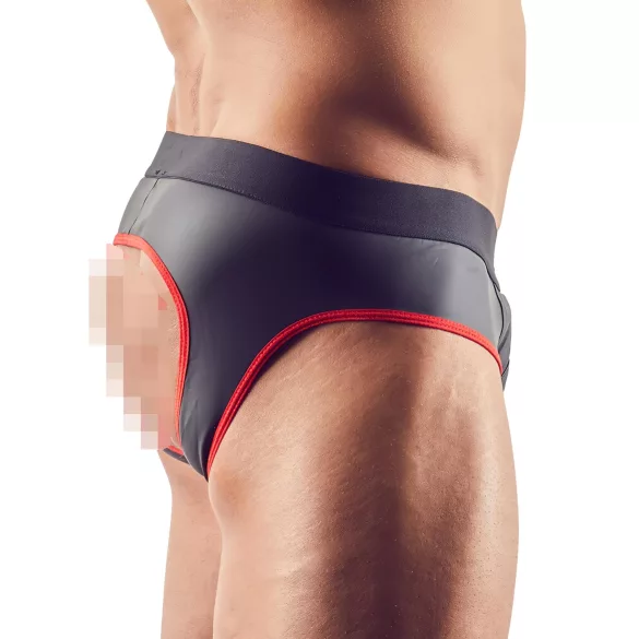 Svenjoyment - slip jock aperto - nero - XL
