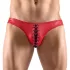 Svenjoyment - slip uomo nero con lacci - rosso