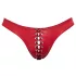 Svenjoyment - slip uomo nero con lacci - rosso