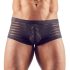 Boxer trasparente a righe - nero - M