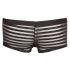 Boxer trasparente a righe - nero - M