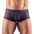 Svenjoyment - Boxer trasparente a righe (nero) - L