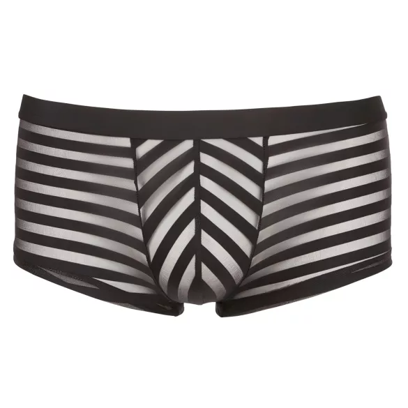 Svenjoyment - Boxer trasparente a righe (nero) - L
