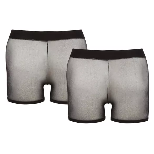 Svenjoyment - boxer trasparente set 2 pezzi - nero S-L