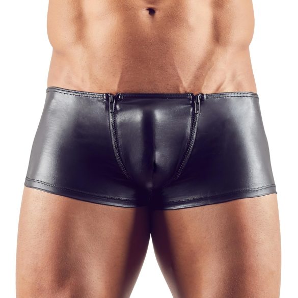 Svenjoyment - boxer con zip (nero)