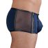NEK - Boxer blu con laccetti in rete nera