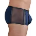 NEK - boxer nero con lacci e inserti in rete (blu)