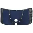NEK - boxer nero con lacci e inserti in rete (blu)