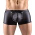 Svenjoyment - boxer opaco con cerniera e strass (nero)