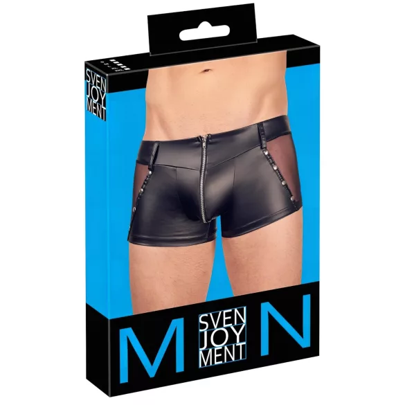 Svenjoyment - boxer uomo lucido - nero - XL
