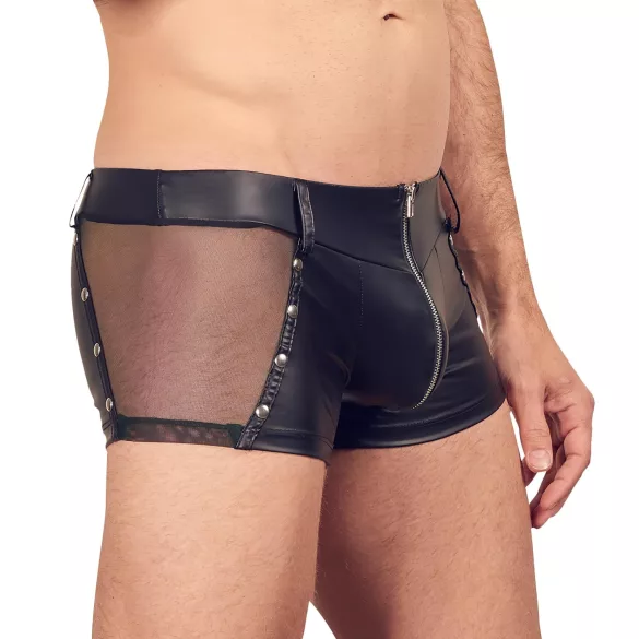 Svenjoyment - boxer uomo lucido - nero - XL