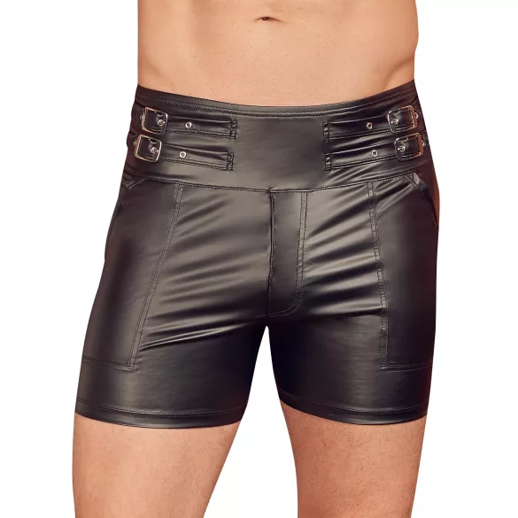 NEK - boxer uomo allungato - fibbia metallica - nero