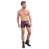 NEK - boxer uomo con inserti laterali rossi e zip - nero - L