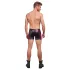 NEK - boxer uomo con inserti laterali rossi e zip - nero - L