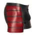 NEK - boxer uomo con inserti laterali rossi e zip - nero - L