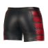 NEK - boxer nero con zip e inserti laterali rossi - XL