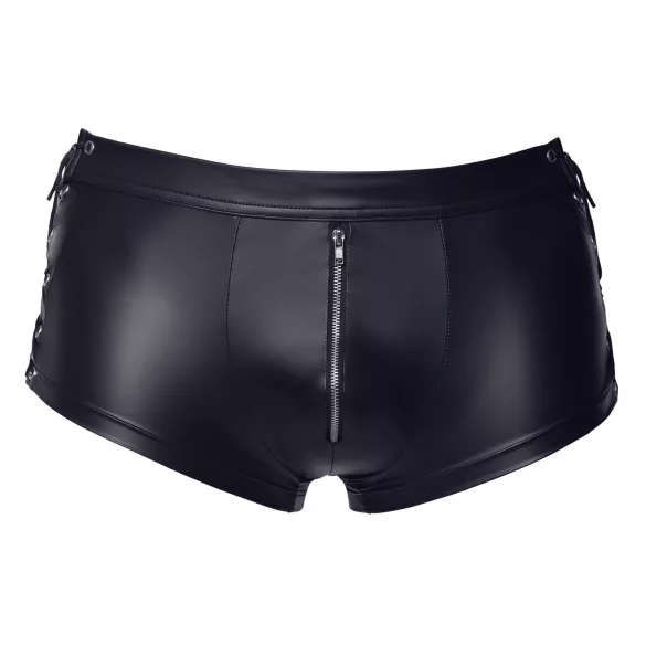 Svenjoyment - boxer uomo opaco con lacci laterali - nero - XL