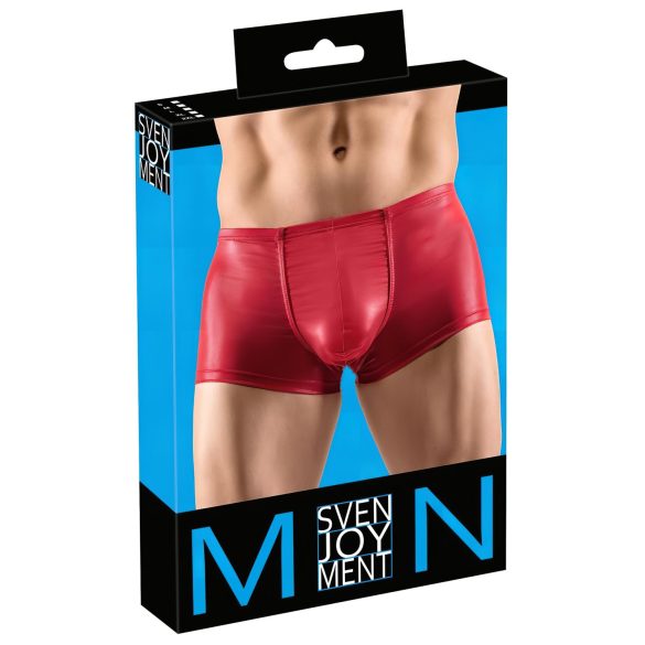 Svenjoyment - boxer push-up uomo - effetto lucido - rosso