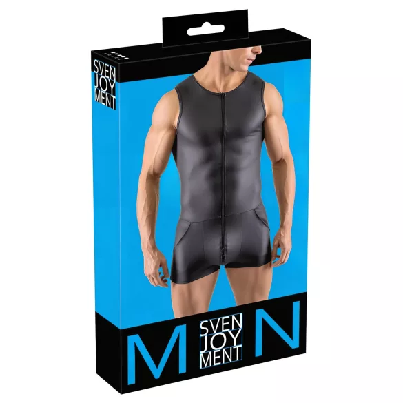 Svenjoyment - tutina uomo senza maniche, corta (nera) - L