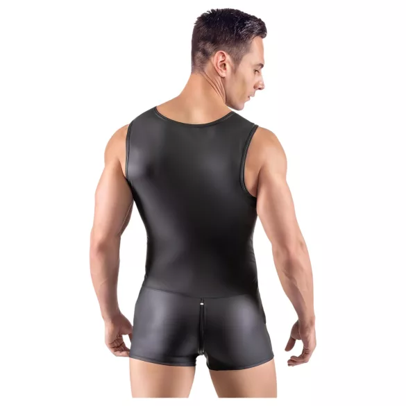 Svenjoyment - tutina uomo senza maniche, corta (nera) - L