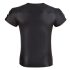 NEK - T-shirt uomo nero effetto opaco, maniche corte - XL