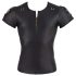 NEK - T-shirt uomo nero effetto opaco, maniche corte - XL