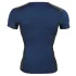 NEK - maglia uomo trasparente con lacci e inserti rete - nero/blu - M