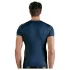 NEK - maglia uomo trasparente con lacci e inserti rete - nero/blu - M