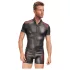 NEK - felpa uomo con zip e inserti rossi - nero - M